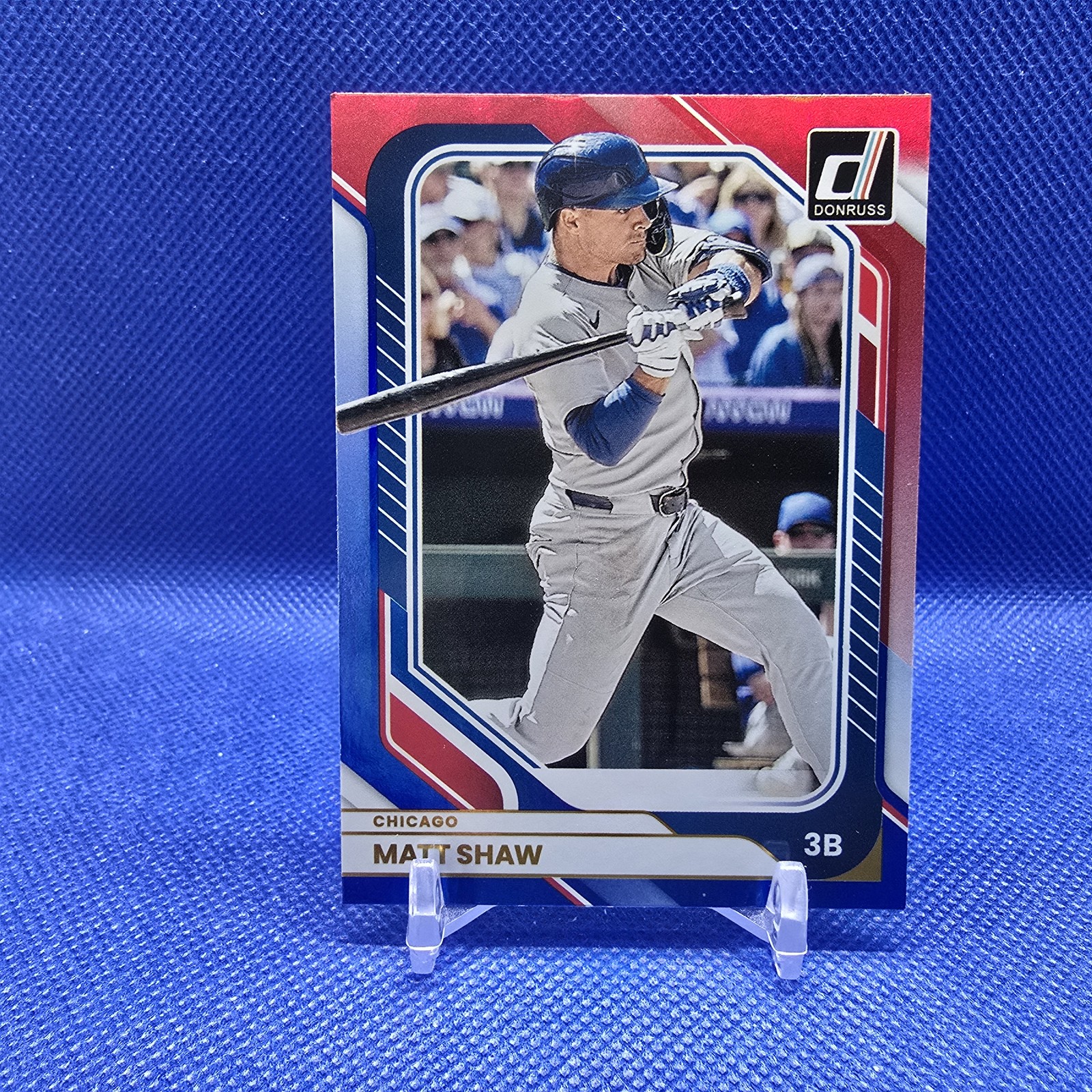 2026 Donruss #28 Matt Shaw Red and Blue