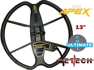 Detech 13'' Ultimative Suchspule für Garrett Apex Metalldetektor