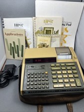 HP-97 Calculator, Restored  100 Working, New Battery w/ Manuals  AC Adapter