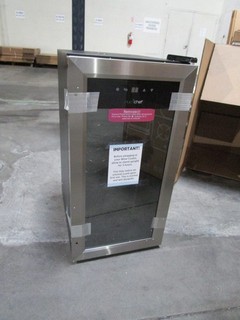 NutriChef Wine Chilling Refrigerator Cellar. with Air Tight Seal PKCWC15 #5wmj