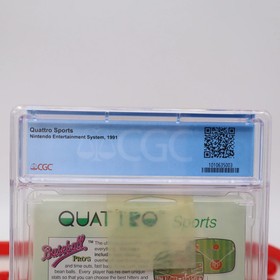 NES Nintendo QUATTRO SPORTS (4 in 1) - CGC GRADED 9.4 A! NEW & Factory Sealed!