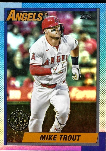 2025 Topps 35th MIKE TROUT Insert Card U90-38 Angels