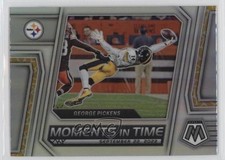 2023 Panini Mosaic Moments in Time Silver Prizm George Pickens #MT-5 15u3