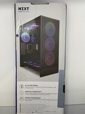 NZXT F420 RGB CORE 140mm RGB Case Fan, 4-Pin, Black/White, Universal PC