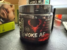 Bucked Up Woke AF Cherry Candy Nootropic Pre-Workout Powder EXP 2027, 20 serving