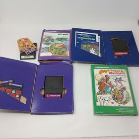 Lot Of 16 Intellivision Games With Boxes (Some Have Manuals & Overlays)