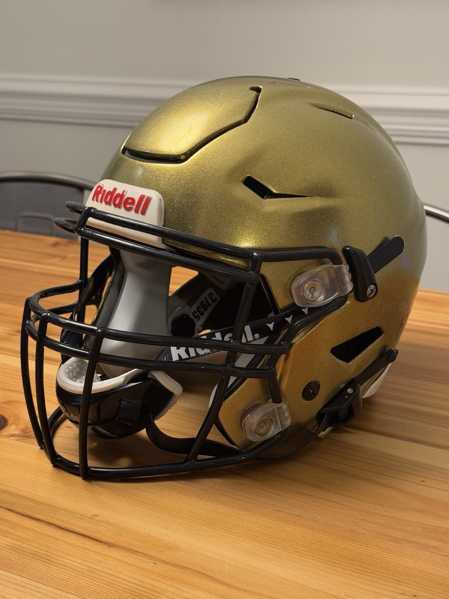 Riddell ゴールド ヘルメット 傷あり speed flex Riddell SpeedFlex Game Issued / Used Adult Medium NCAA