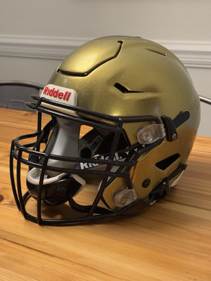 Riddell ゴールド ヘルメット　フレックス　FLEX Riddell SpeedFlex Football Helmet