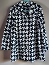 Coat Art Black and White Bob Mackie