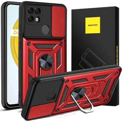 Spacecase Case Für Realme C21 Roter Camring