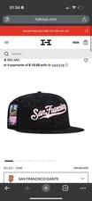 PRE***  Francisco Giants New Era Fitted Hokusai Great Wave sz 8 Hat Club Sakura 