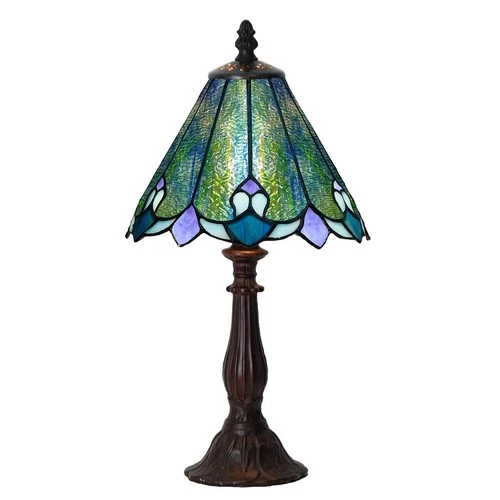 Tiffany Lamp Butterfly Stained Glass Bedside Nightstand Table Lamp,Handcrafte...