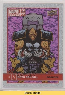 2021-22 Upper Deck Marvel Annual Magenta Beta Ray Bill #6 READ 09q5