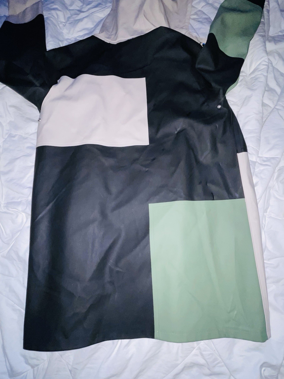 Stutterheim Stockholm Raincoat Jacket Patchwork S… - image 8