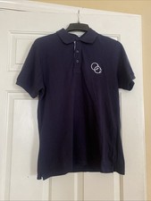 Roberto Cavelli Cavalli Class Men  s Tipped Polo Shirt Sz XL Blue Short Sleeve