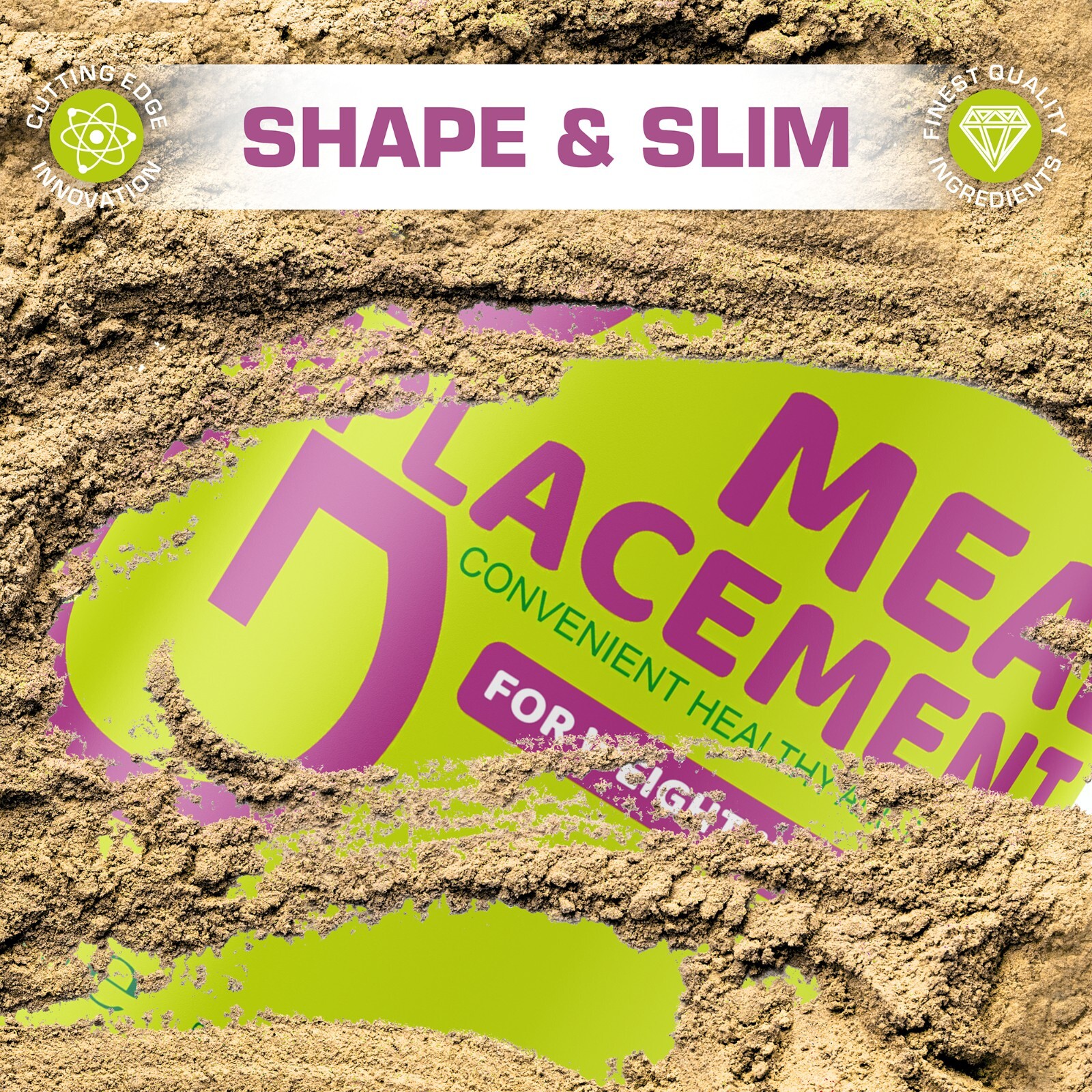 Meal Replacement 2.2Kg Diet Shakes Slim Weight Loss Whey Protein Shake