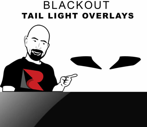 Rtint Tail Light Tint Overlay for Nissan Maxima 2009-2014 - Blackout Smoke