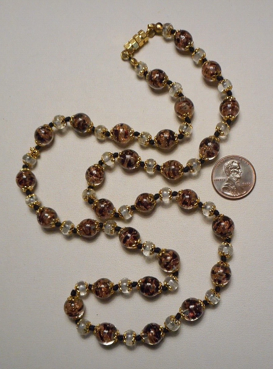 Glass clearance bead necklaces