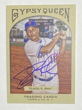 Ruben Tejada Signed Topps #275 2011 Card NY New York Mets Auto MLB RAD