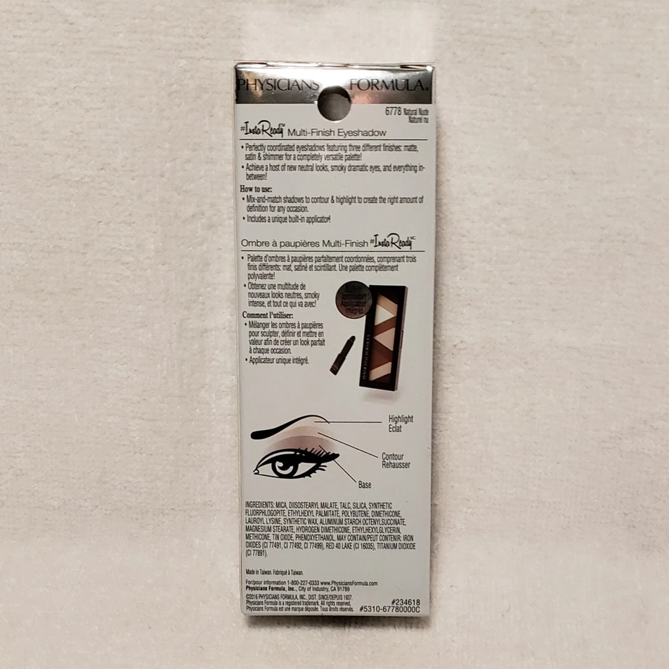 Physicians Formula Multi-Finish Eyeshadow #6778 Natural Nude New in Box - Image 4 of 4