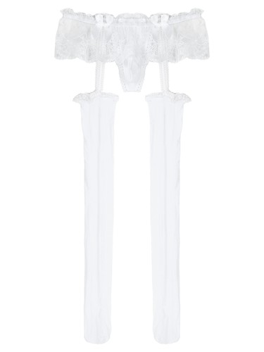 Collant homme résille transparent sans entrejambe sissy lingerie bas collants sous vêtement - Photo 15 sur 132
