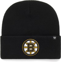 47 Brand Boston Bruins Black Haymaker Nhl Cuff Knit Beany Beanie One Size
