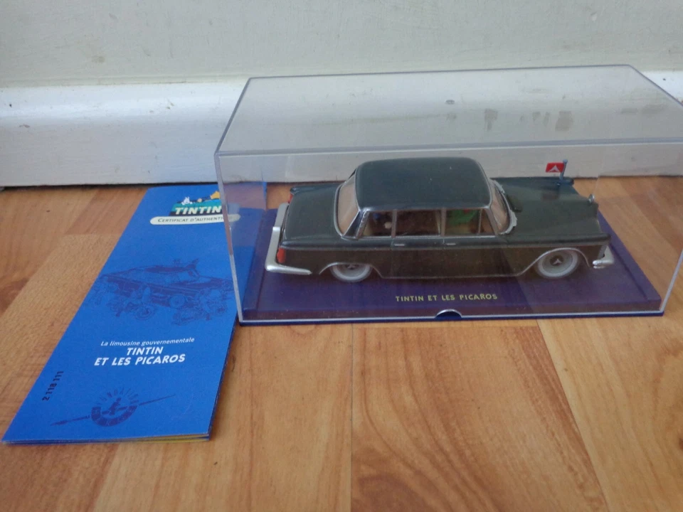 Atlas 1/43 Escala - Tintín Gobierno Limusina De Tintín y La Picaros Coche - Imagen 2 de 2