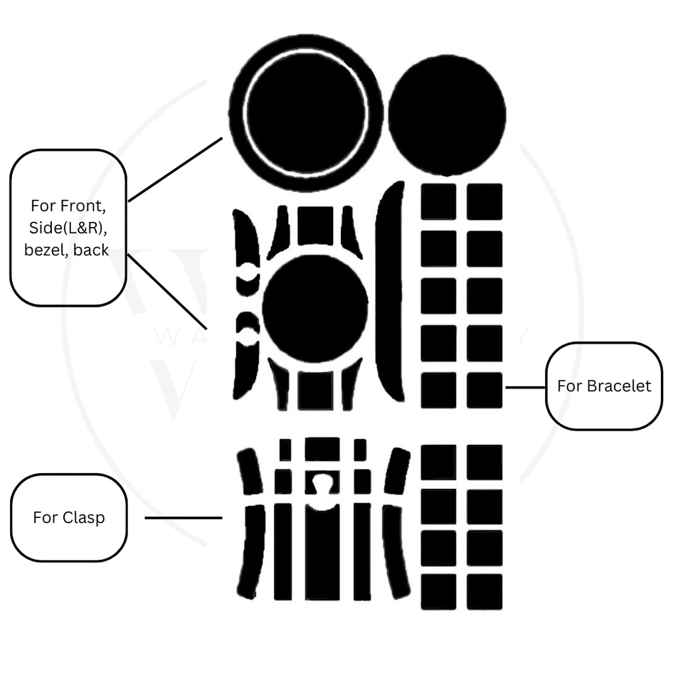 Película de proteção para relógio Rolex Daytona bisel pulseira de ostra fecho 116500 - Imagem 2 de 4