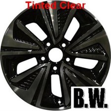 17in Wheel For Honda Civic 17-19 Machined Black Reconditioned Alloy Rim