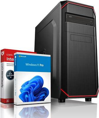 Multimedia PC | Intel Dual 2,80Ghz | 16GB RAM | 256GB SSD | DVD | WLAN | Win 11
