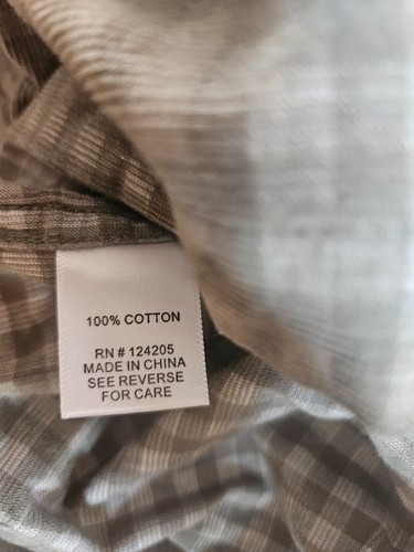 SIZE M F/X FUSION Multi Checked Long Sleeve Shirt Lot #533 - Picture 2 of 3