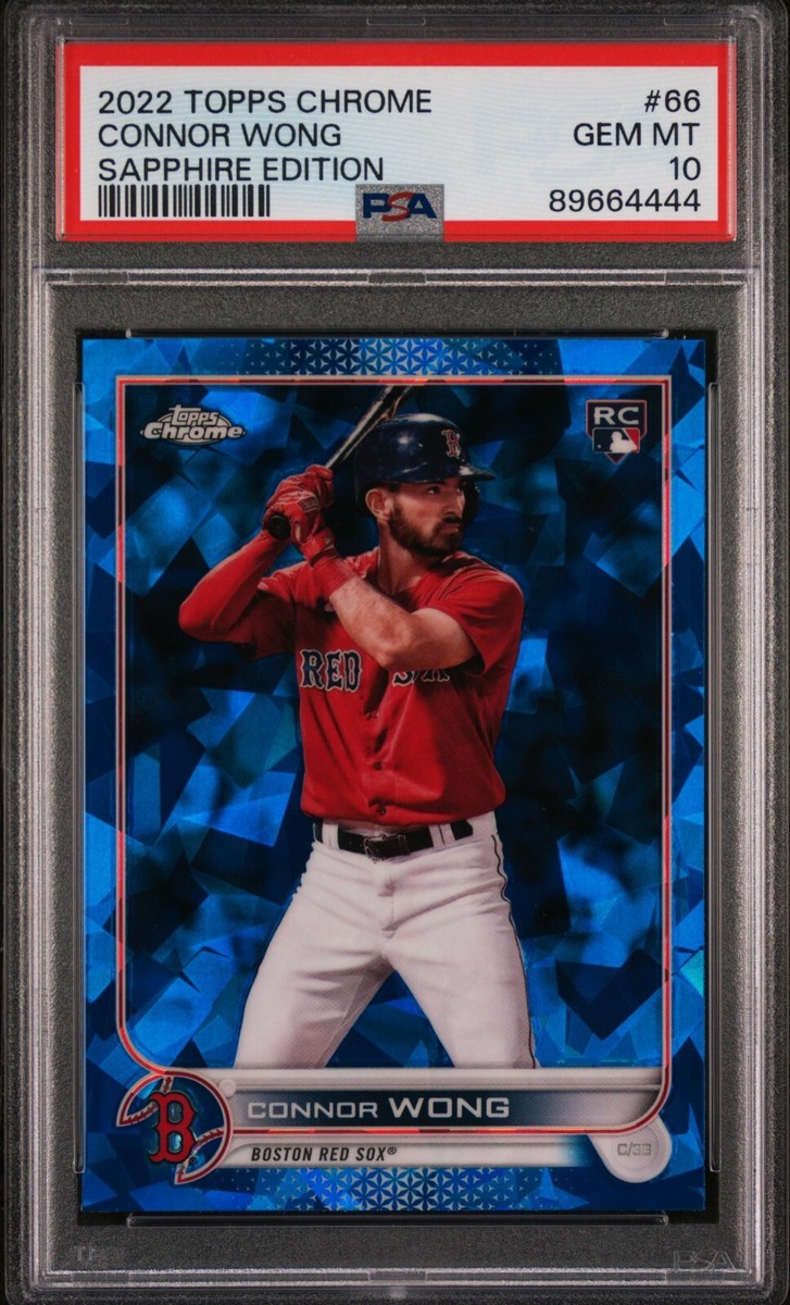 2022 Topps Chrome Sapphire Edition - Connor Wong #66 (RC) for sale