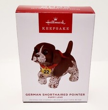 Hallmark Keepsake Ornament 2022 Puppy Love German Shorthaired Pointer 32 NIB