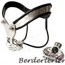 Stainless Steel Male Chastity Belt Device Chastity Cage for Men Metal Lock BDSM