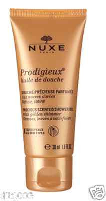 NUXE PRODIGIEUX HUILE DE DOUCHE EDLES DUFT DUSCHÖL SCHIMMER 30ML NEU  