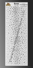 Brook v1 Large Format Mesh Fishing Lure Airbrush Stencil 11x4 - Mylar Reusable