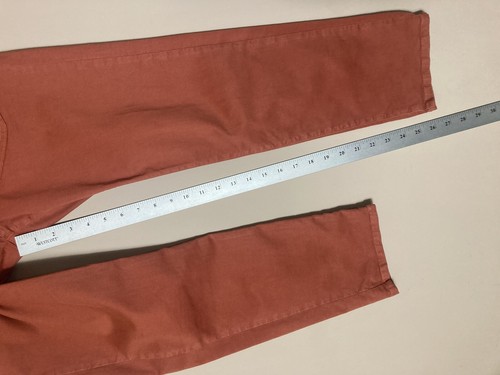 Veronica Beard Arya 278 $ kurze Jeans gerades Bein Größe 26/2 terrakotta hoher Bund 21 - Bild 14 von 21