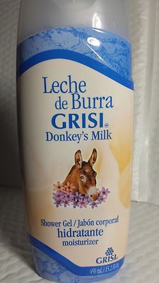 DONKEY'S MILK SHOWER GEL 15.2 FL OZ LECHE DE BURRA GRISI MOISTURIZER RARE  RARE