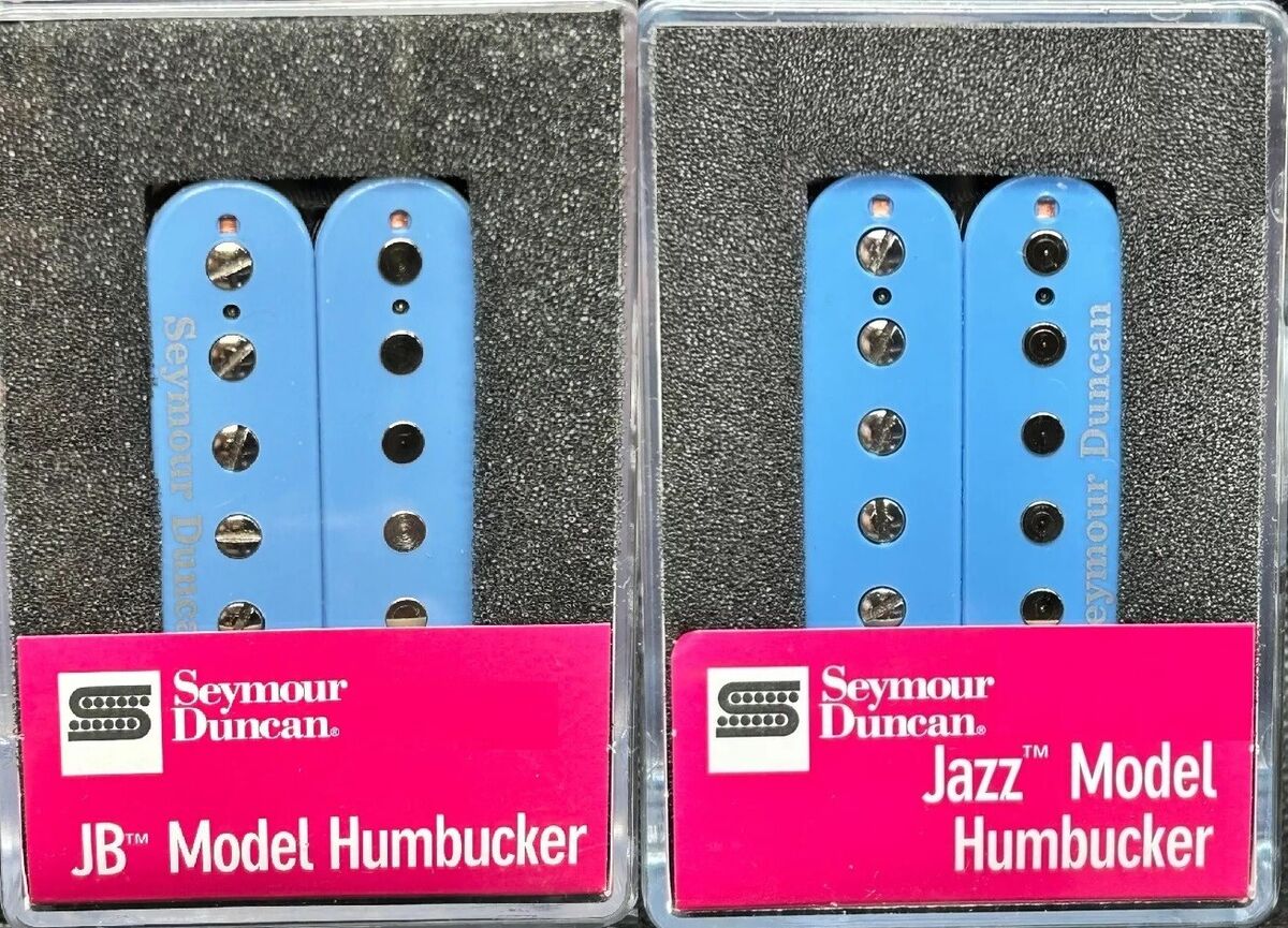 Seymour Duncan SH-4 JB & SH-2n Jazz Light Blue Hot Rodded Seymour Duncan SH-4 JB & SH-2n Jazz Light Blue Hot Rodded