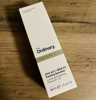 The Ordinary AHA 30% + BHA 2% - Peeling Solution 30ml - Rot - ORIGINAL