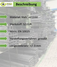 Flachstahl 55 X 5 Mm – Bandstahl, S235JR, Länge 400 Mm, Für Metallbau & Heimwerker