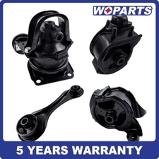 4PCS Engine Motor Trans Mount Set Fit For Honda Accord 2.2L 1990-1993 Automatic