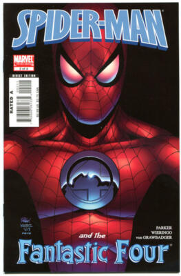 SPIDER-MAN & FANTASTIC FOUR #1 2 3 4, NM, Human Torch, Webbing