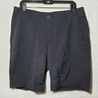 Under Armour Shorts Men's 36 Black Logo Stretch Chino