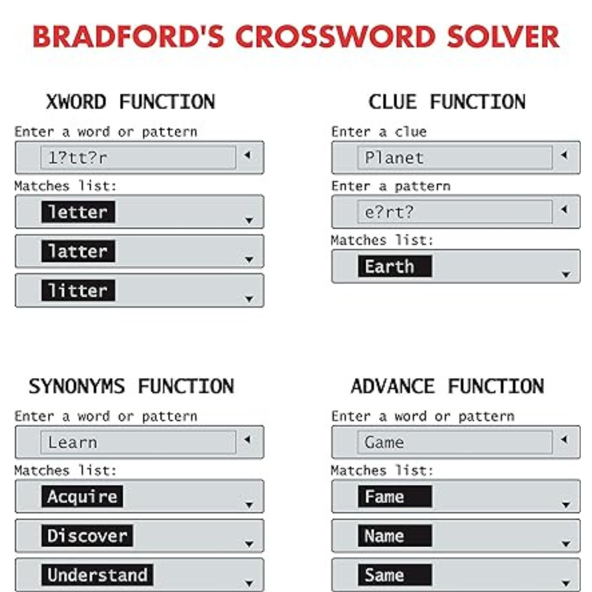 LEXIBOOK Collins CR753EN Electronic Crossword Solver Spellcheck Game eBay