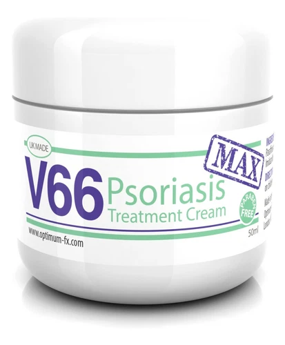V66 MAX DOUBLE STRENGTH Psoriasis Salicylic Acid Skin Scalp Treatment Cream 50g