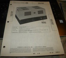 DAVID BOGEN 100 WATT AUDIO AMPLIFIER MODEL: J0100 SAMS PHOTOFACT 317-5 