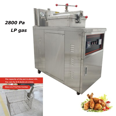 #ad Open Box 45L Commercial High Pressure Fried Chicken Duck Stove LP Gas Fryers $1292.72