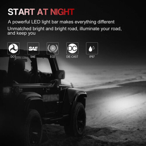 Curved 3 Rows 42inch 900W LED Work Light Bar for offroad Car Jeep + Harness Set - Picture 10 of 20