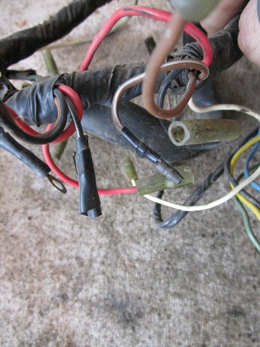 1975 Yamaha DT175 DT 175 main wiring harness - Bild 5 von 6